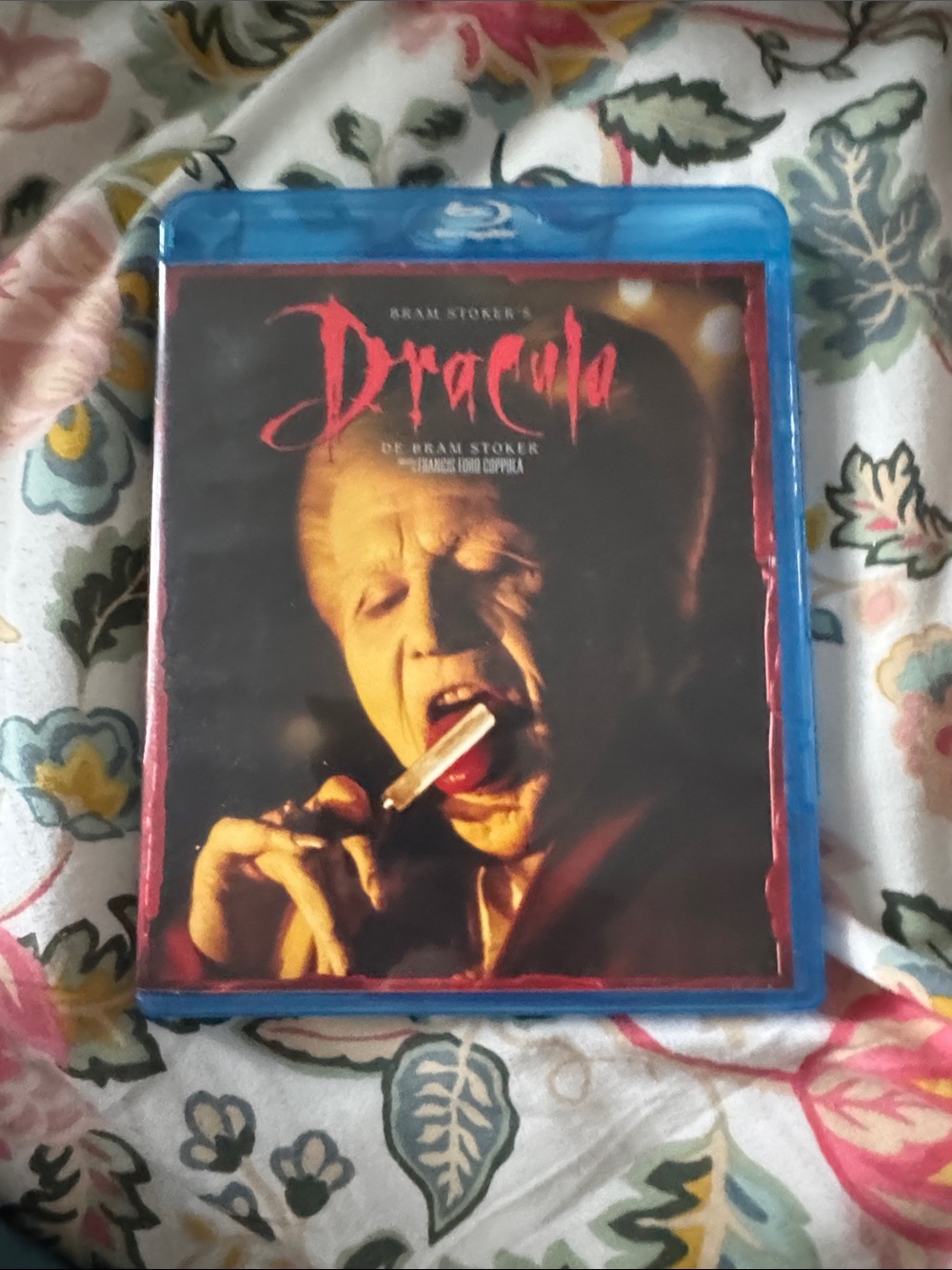 Bram Stoker’s Dracula Blue and Black Movie Blu-ray Case Back